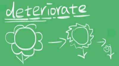 ​deteriorate什么意思