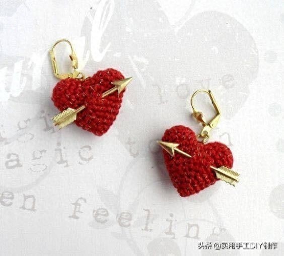 「针织作品」可爱精致的毛线团小饰品