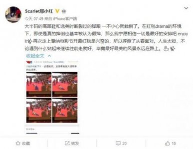 ​戛纳红毯摔倒的女子邢小红是谁？大尺度爆乳装否认假摔