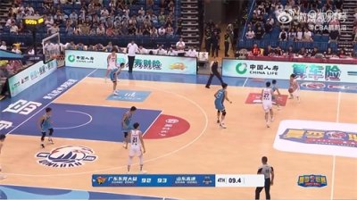 ​徐杰错失绝杀！2023CBA夏季联赛：山东男篮93-92险胜广东男篮