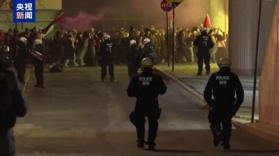 ​加拿大蒙特利尔爆发反北约抗议活动， 3人被捕
