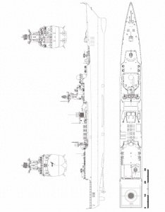 ​中国海军驱逐舰168号广州舰四视图
