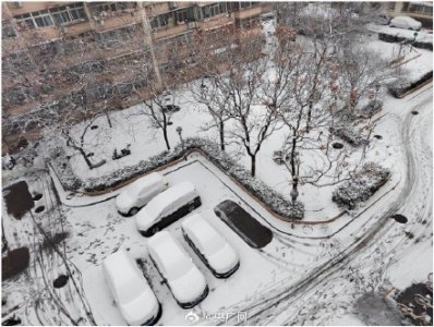 ​组图！直击北京降雪