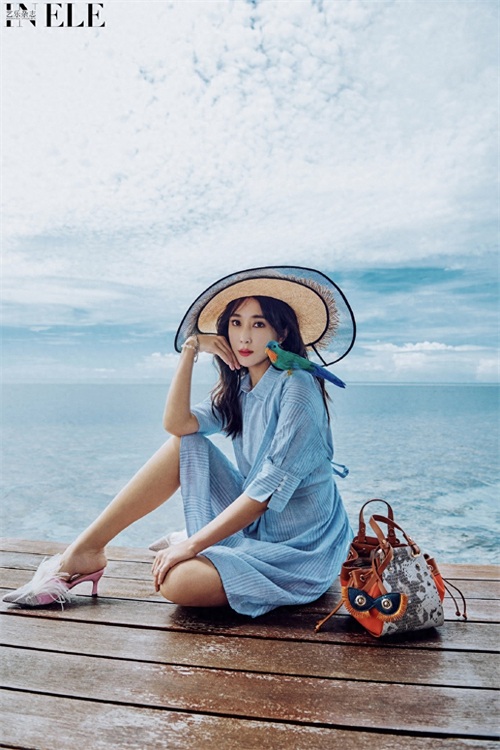 杜若溪海边优雅风情写真画报