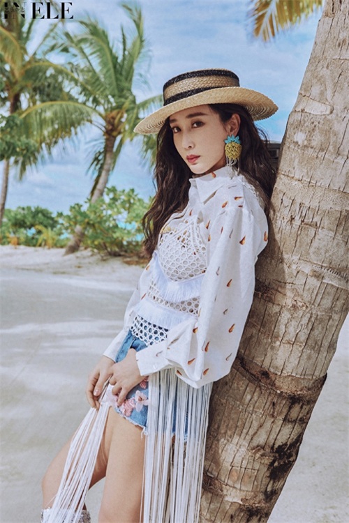 杜若溪海边优雅风情写真画报