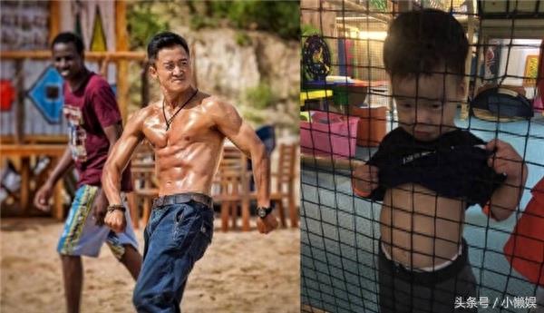 34岁谢楠一家生活近照，结婚纪念日硬汉吴京向儿子借吻，儿子吴所谓在爸爸身边很乖巧