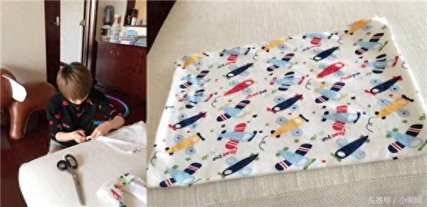 34岁谢楠一家生活近照，结婚纪念日硬汉吴京向儿子借吻，儿子吴所谓在爸爸身边很乖巧