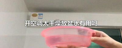​开空调太干燥放盆水有用吗