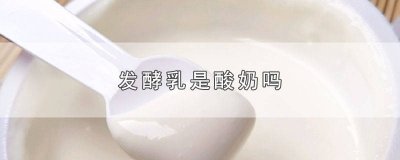 ​简爱发酵乳是酸奶吗 卡士发酵乳是酸奶吗