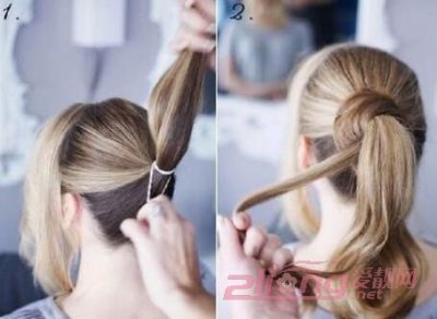 ​怎样扎花苞头最快速？优雅花苞头扎法图解