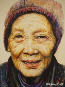 ​彩铅画教程，写实的人物头像步骤