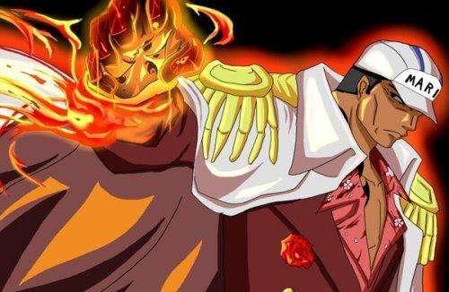 海贼王:青雉被赤犬打断一条腿,如何看待青雉和赤犬的实力?