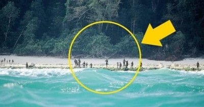 ​原始人拒绝与外界接触，人一旦靠近就被射杀