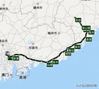 ​广州至龙岩唯一高铁，G3042次列车耗时4小时38分钟，停靠12个站