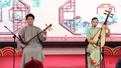 ​“无锡景·江南韵”中国评弹艺术演出在尼日利亚中国文化中心举办