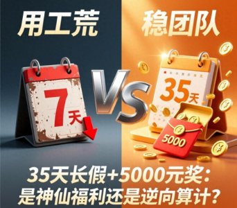 ​别只羡慕35天假！温州老板这波操作，实为应对“用工断档”的计算